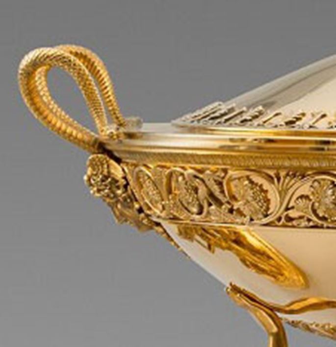 Maison  Odiot - A Large French Silver-Gilt Centrepiece  | MasterArt